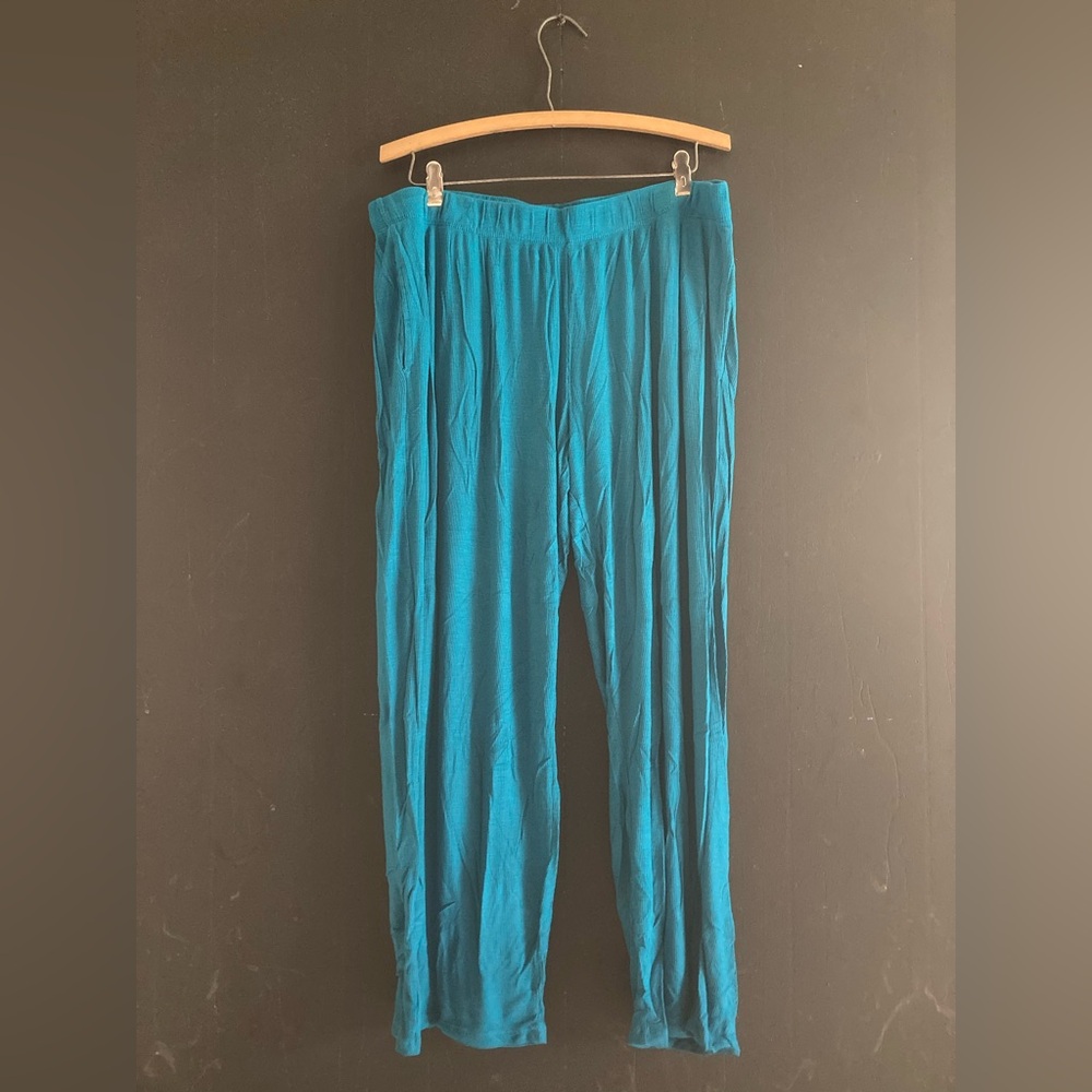Wide Leg Women's Pants in Teal - Comfortable Everyday Fit